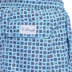 COSTUME DA BAGNO AZZURRO Macrofantasia fiore