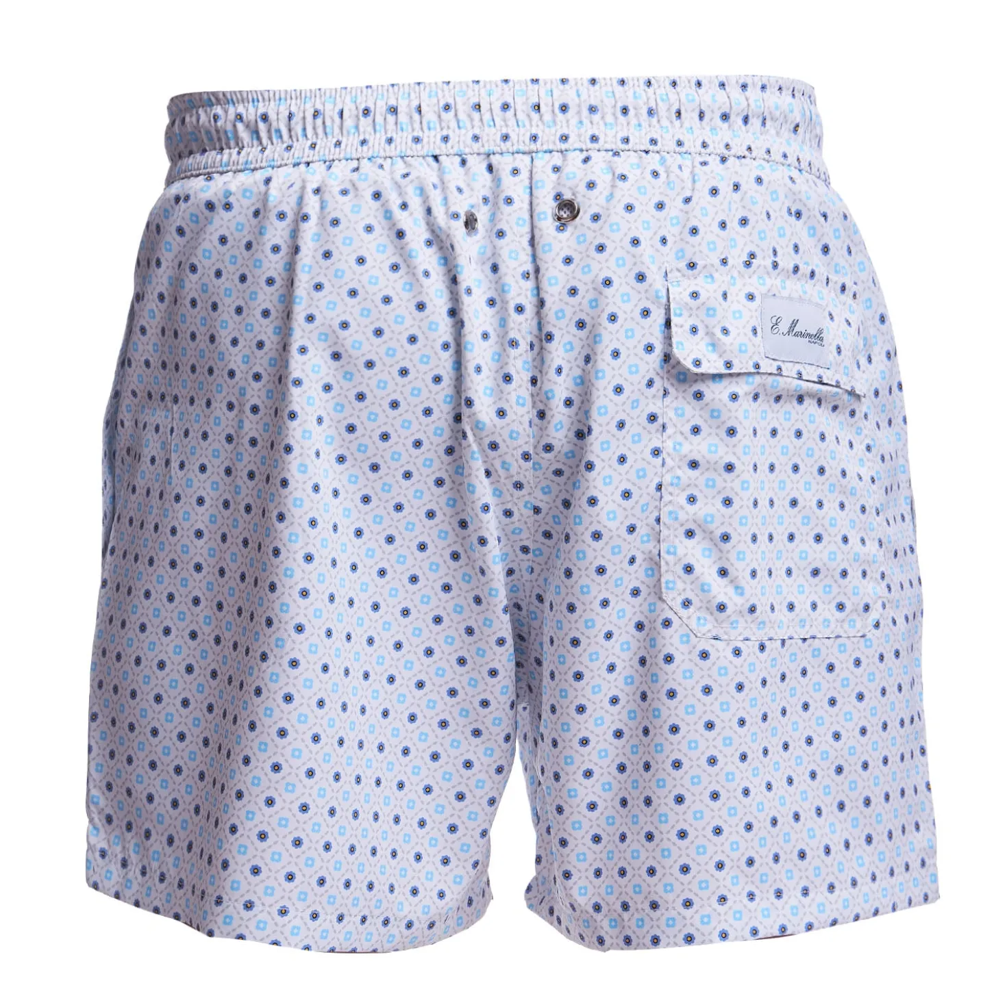 COSTUME DA BAGNO BIANCO Microfantasia fiore