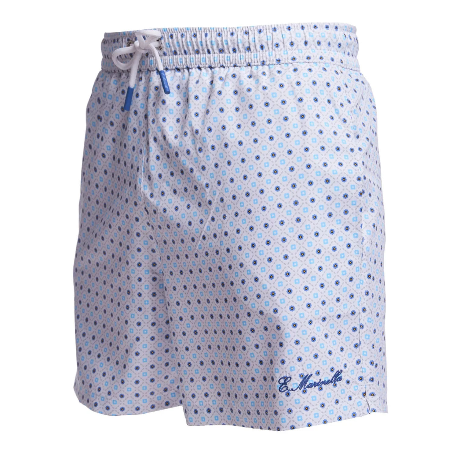 COSTUME DA BAGNO BIANCO Microfantasia fiore