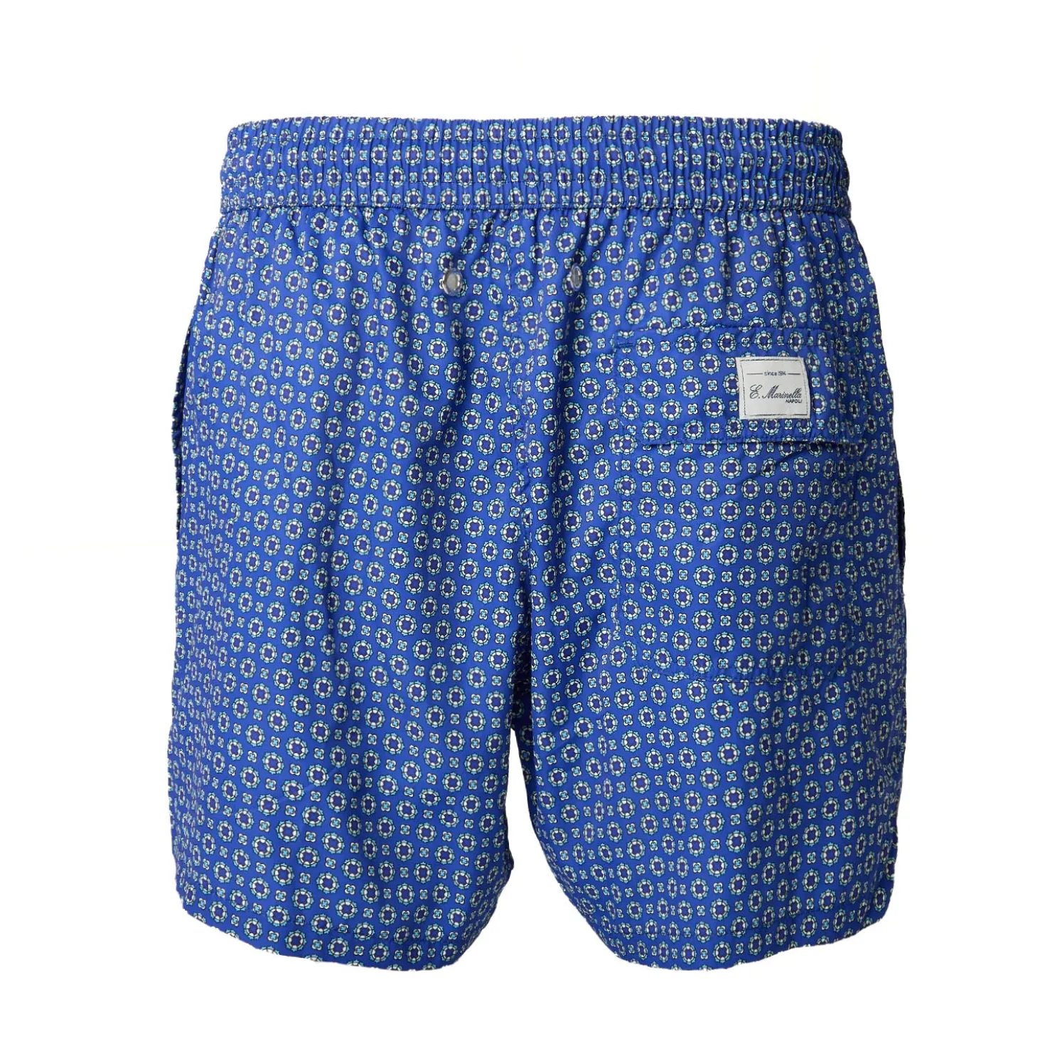 COSTUME DA BAGNO BLU Macrofantasia fiore