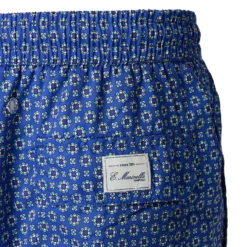 COSTUME DA BAGNO BLU Macrofantasia fiore