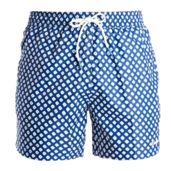 COSTUME DA BAGNO BLU Macrofantasia fiore