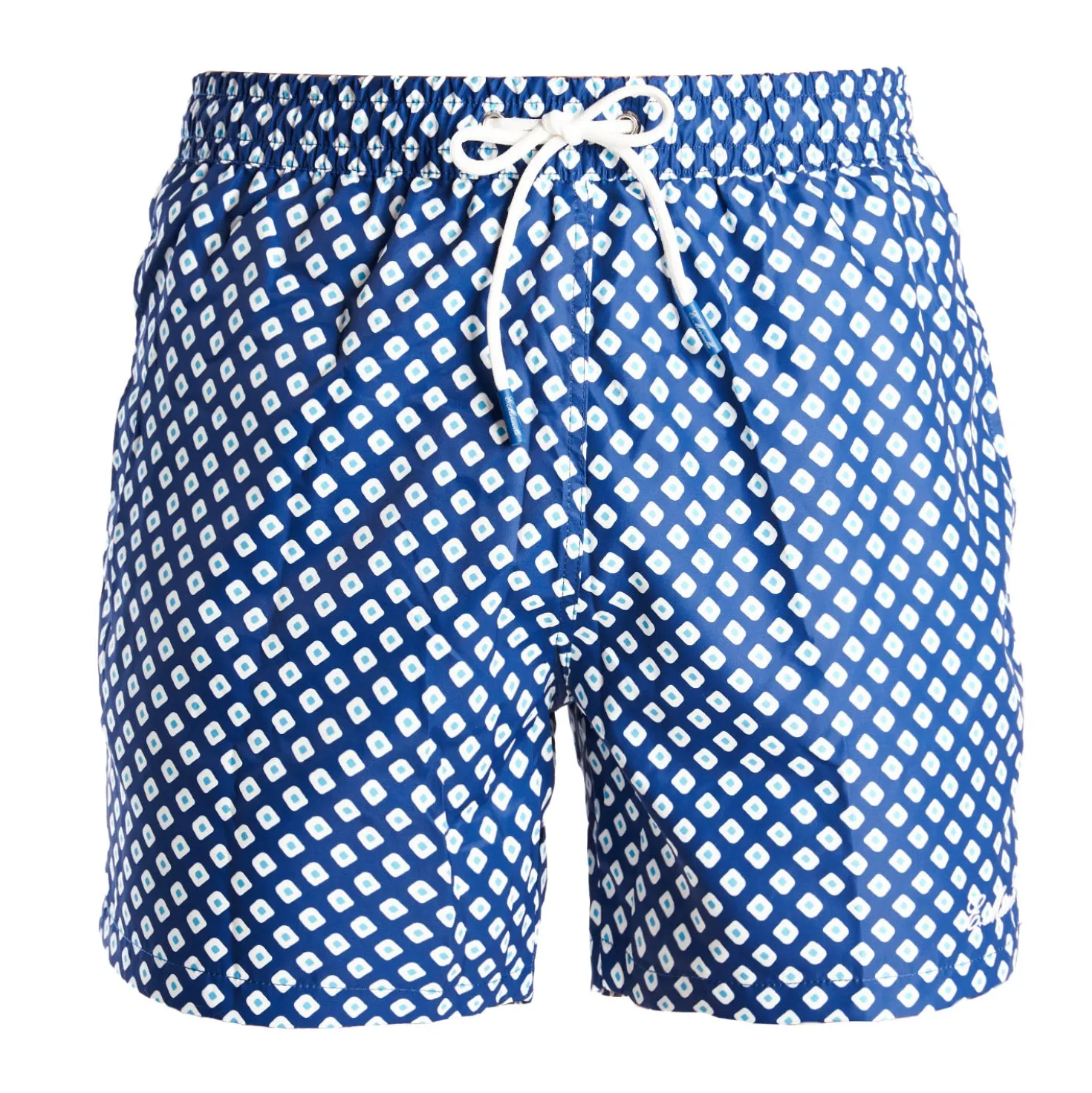 COSTUME DA BAGNO BLU Macrofantasia fiore