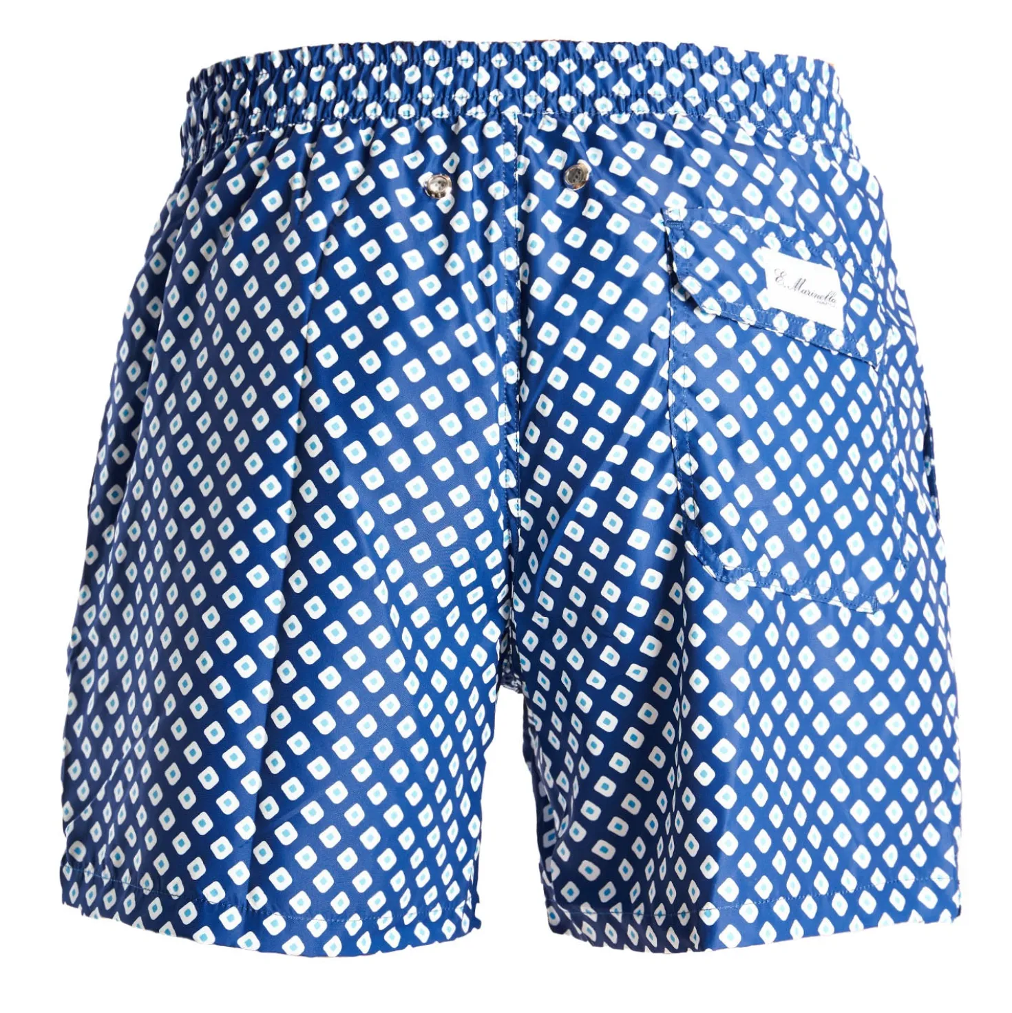 COSTUME DA BAGNO BLU Macrofantasia fiore