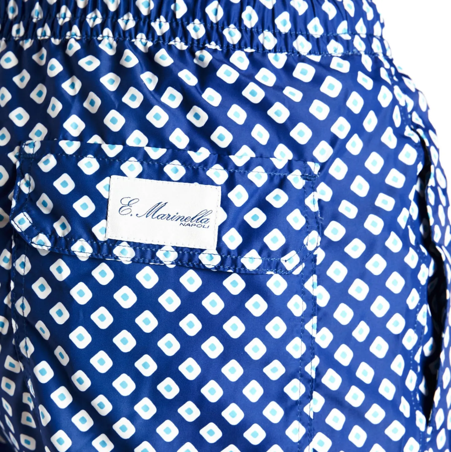 COSTUME DA BAGNO BLU Macrofantasia fiore