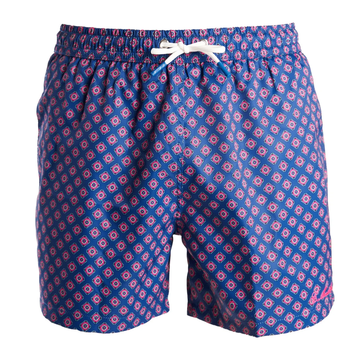 COSTUME DA BAGNO BLU Macrofantasia fiore
