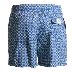 COSTUME DA BAGNO BLU Macrofantasia fiore