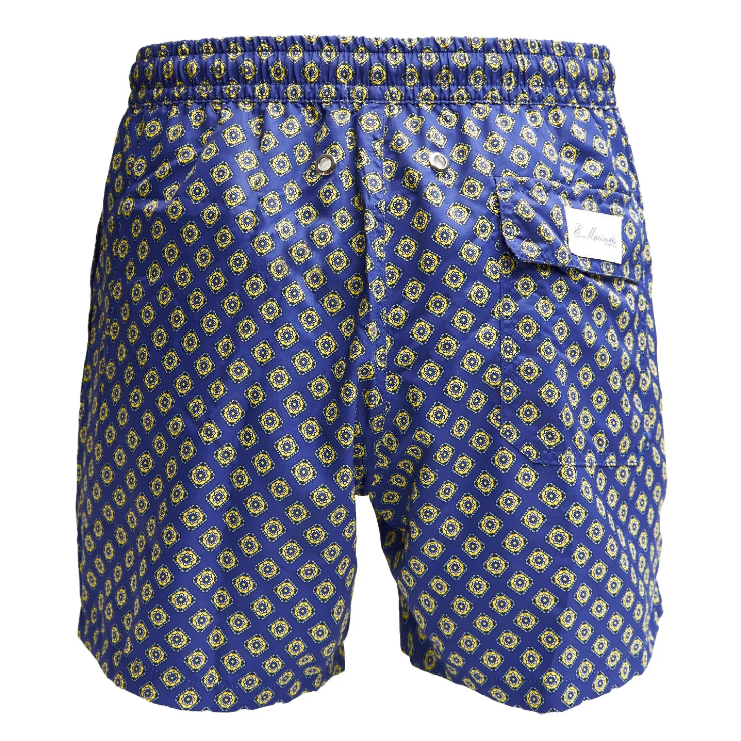 COSTUME DA BAGNO BLU Macrofantasia fiore