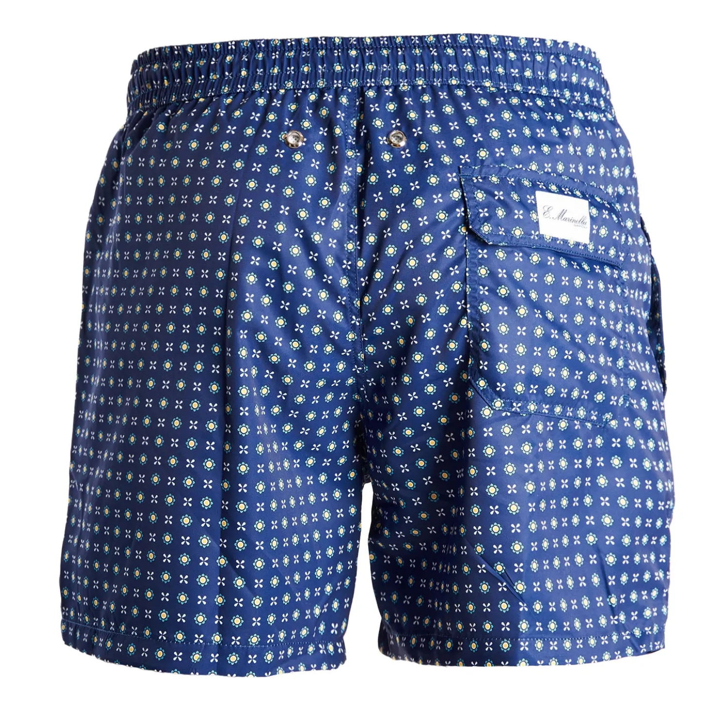 COSTUME DA BAGNO BLU Microfantasia fiore