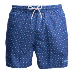 COSTUME DA BAGNO BLU Microfantasia fiore