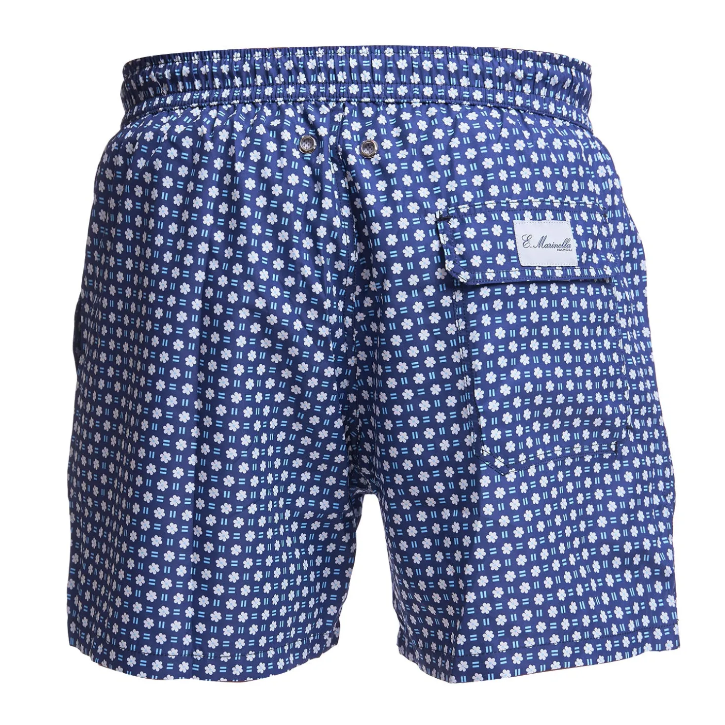 COSTUME DA BAGNO BLU SCURO Macrofantasia fiore