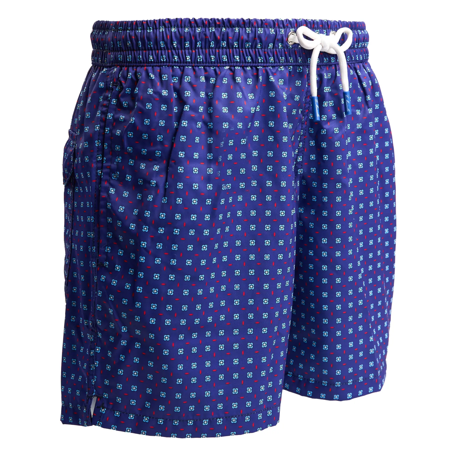 COSTUME DA BAGNO BLU SCURO Macrofantasia fiore