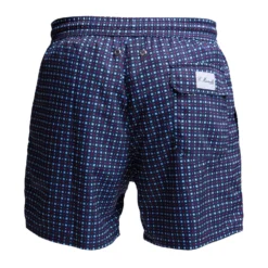 COSTUME DA BAGNO BLU SCURO Microfantasia fiore