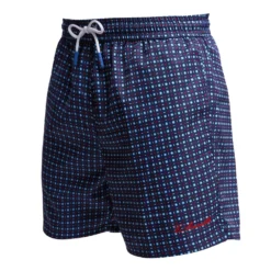COSTUME DA BAGNO BLU SCURO Microfantasia fiore