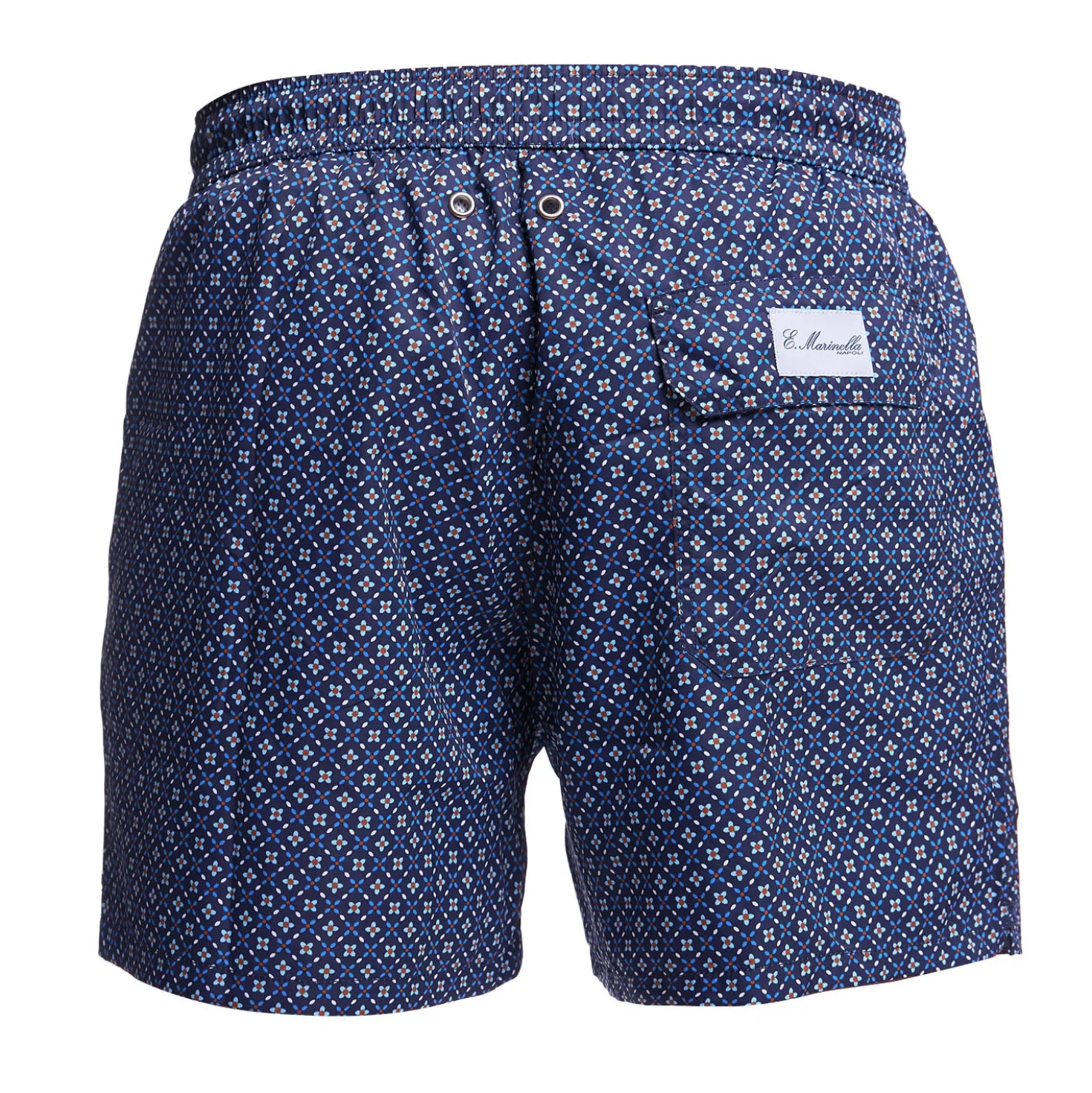 COSTUME DA BAGNO BLU SCURO Microfantasia fiore