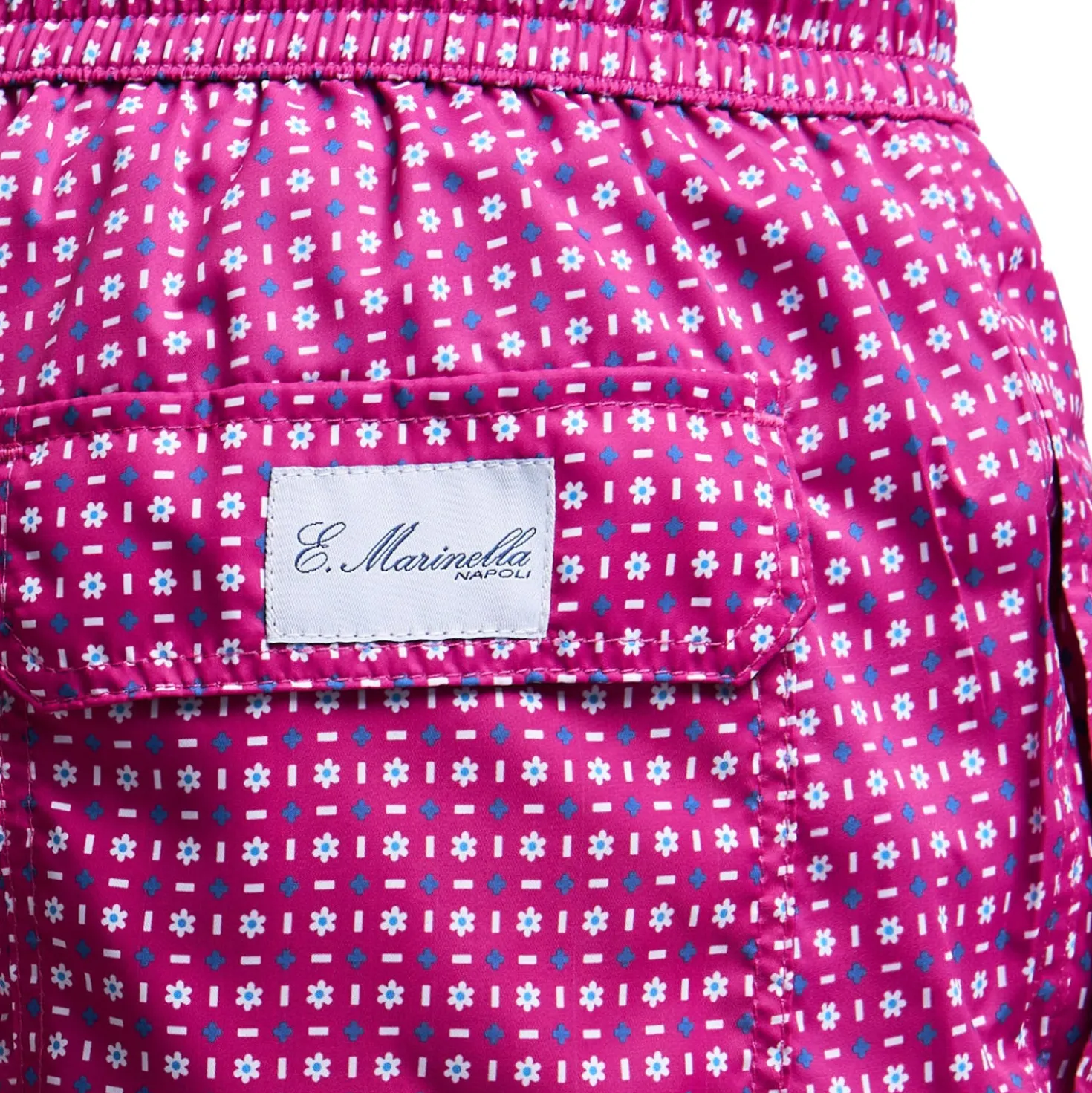 COSTUME DA BAGNO FUCSIA Microfantasia fiore