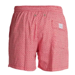 COSTUME DA BAGNO ROSSO Macrofantasia fiore