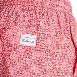 COSTUME DA BAGNO ROSSO Macrofantasia fiore