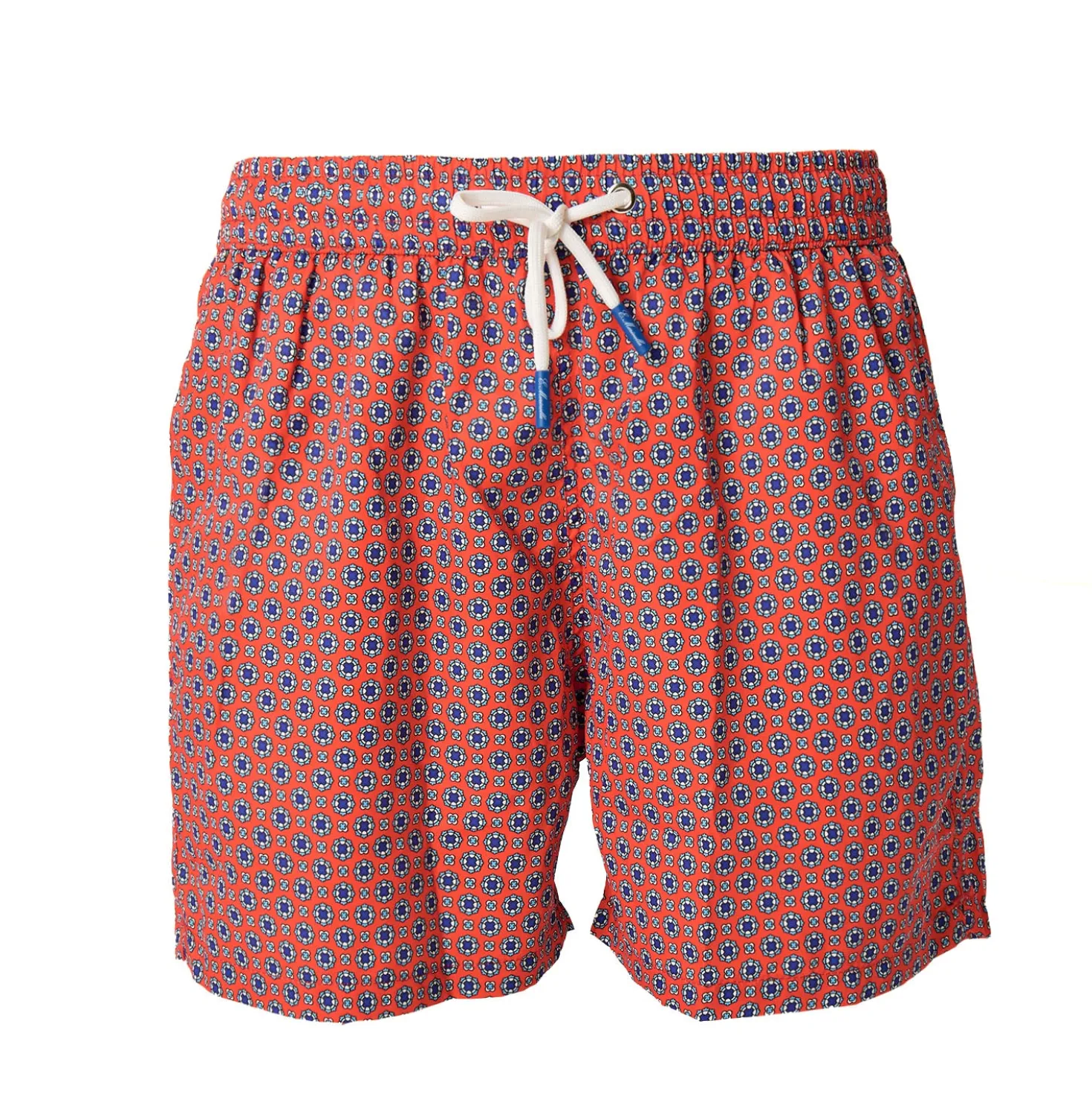COSTUME DA BAGNO ROSSO Microfantasia fiore