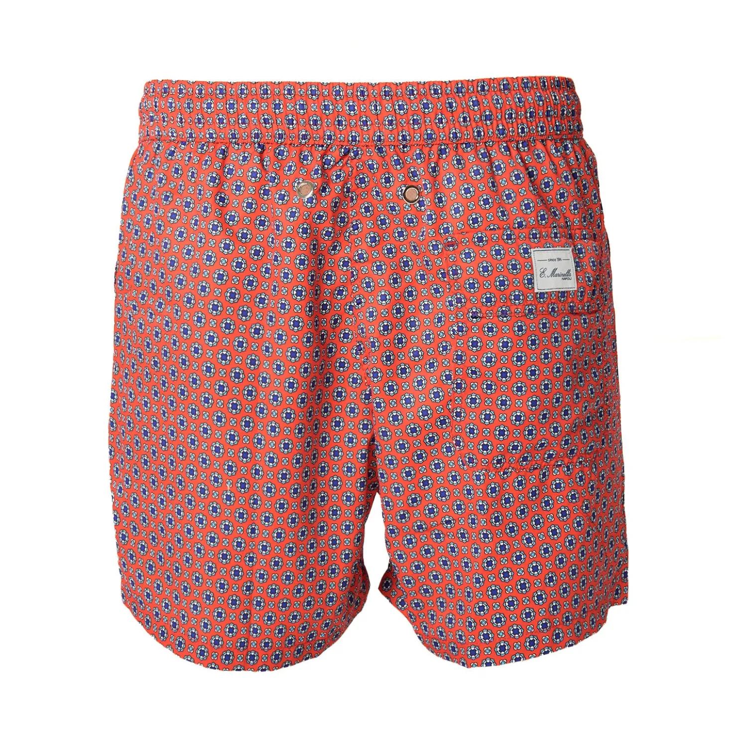 COSTUME DA BAGNO ROSSO Microfantasia fiore