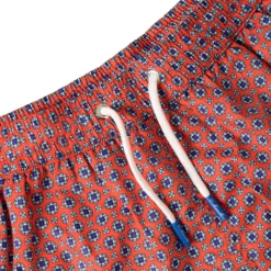 COSTUME DA BAGNO ROSSO Microfantasia fiore