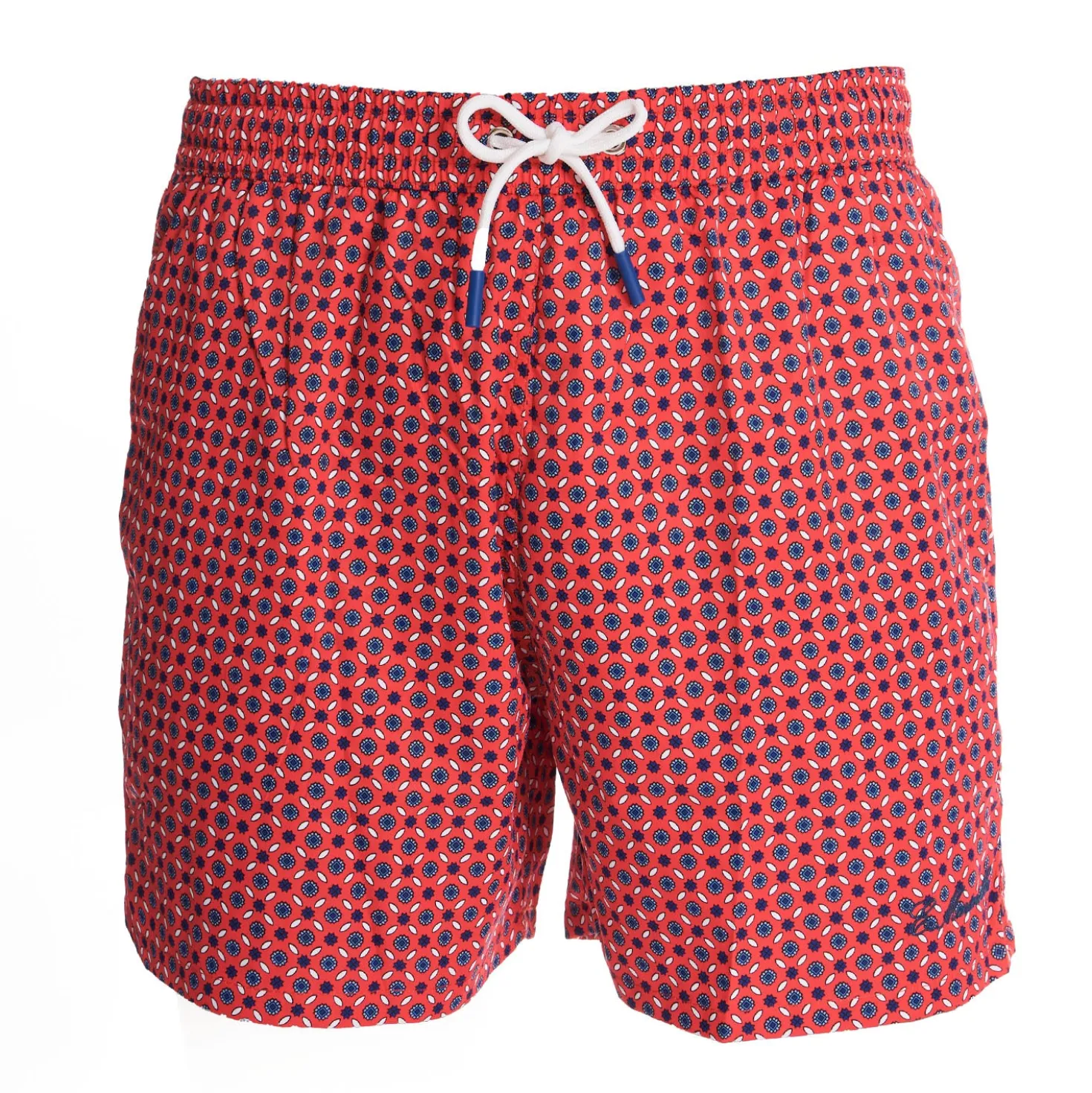 COSTUME DA BAGNO ROSSO Microfantasia fiore