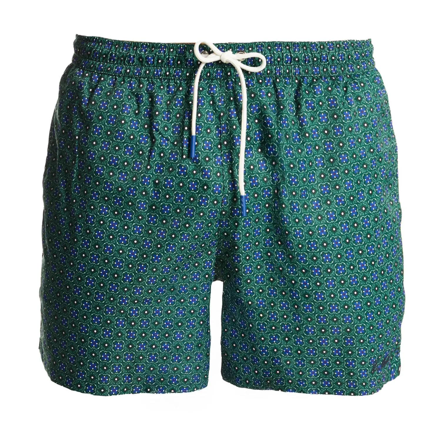 COSTUME DA BAGNO VERDE Macrofantasia fiore