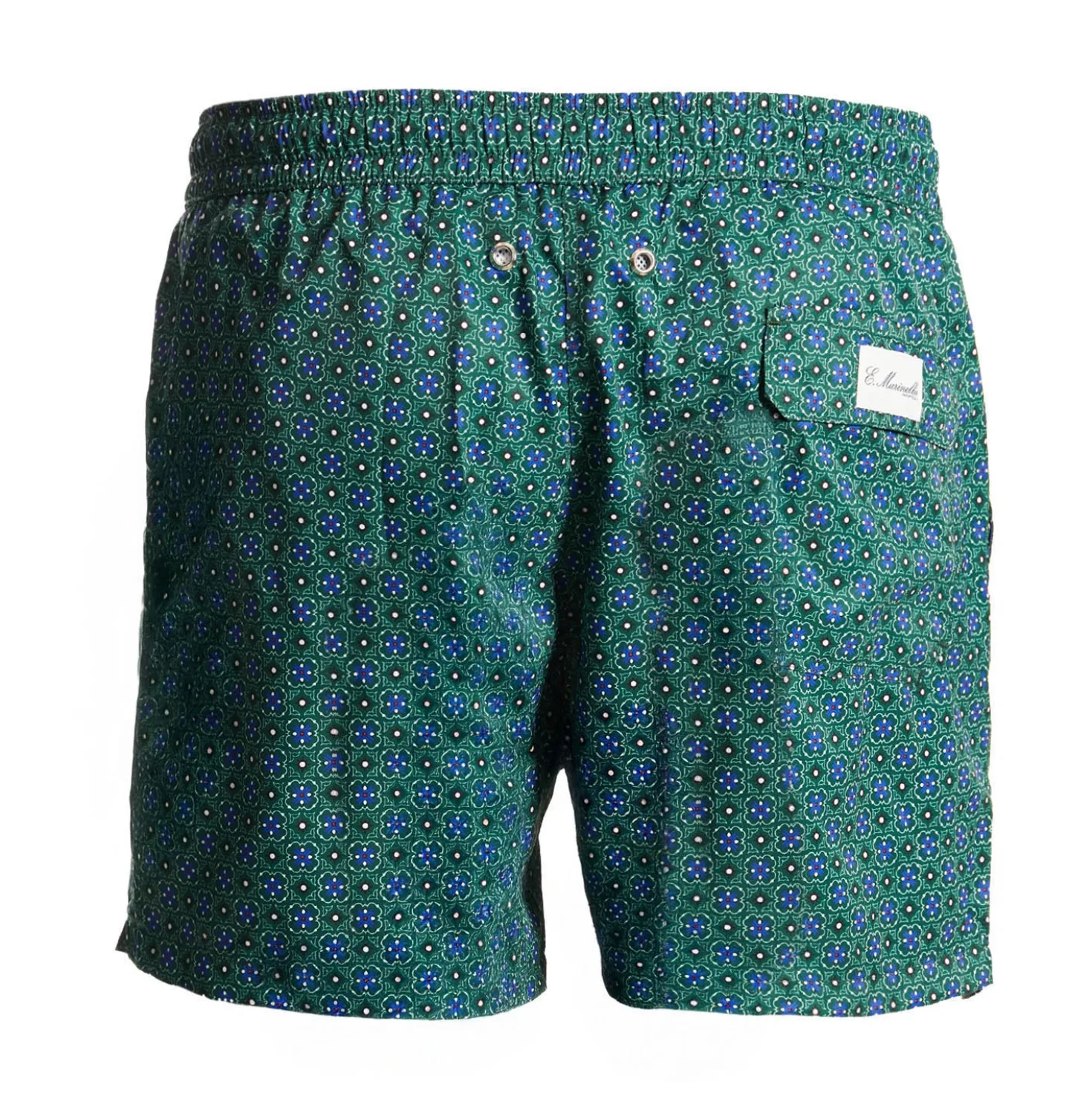 COSTUME DA BAGNO VERDE Macrofantasia fiore