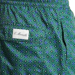COSTUME DA BAGNO VERDE Macrofantasia fiore