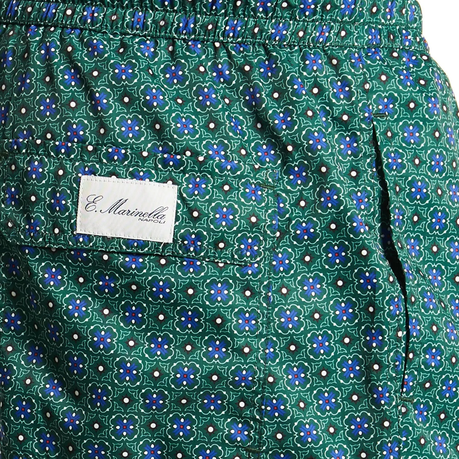 COSTUME DA BAGNO VERDE Macrofantasia fiore