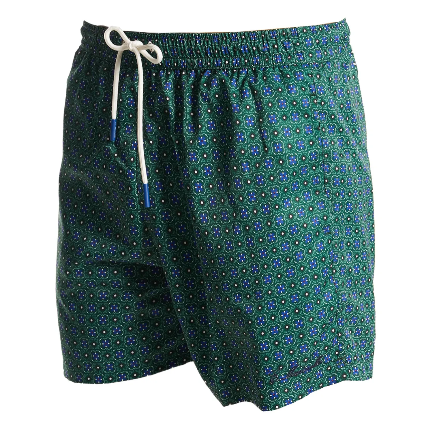 COSTUME DA BAGNO VERDE Macrofantasia fiore
