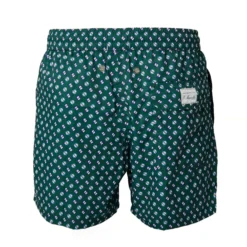 COSTUME DA BAGNO VERDE SCURO Microfantasia fiore