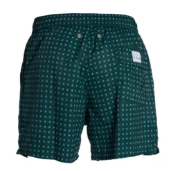 COSTUME DA BAGNO VERDE SCURO Macrofantasia fiore