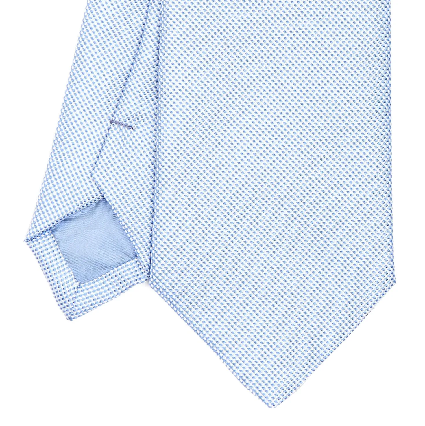CRAVATTA CERIMONIA AZZURRA In seta jacquard