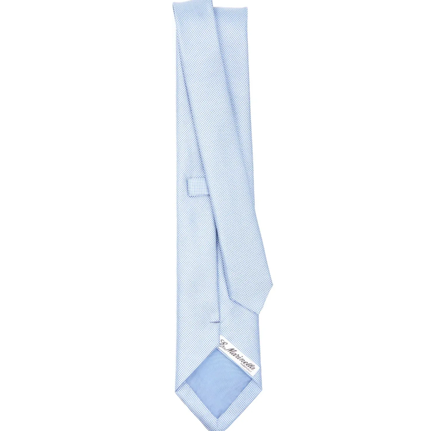 CRAVATTA CERIMONIA AZZURRA In seta jacquard