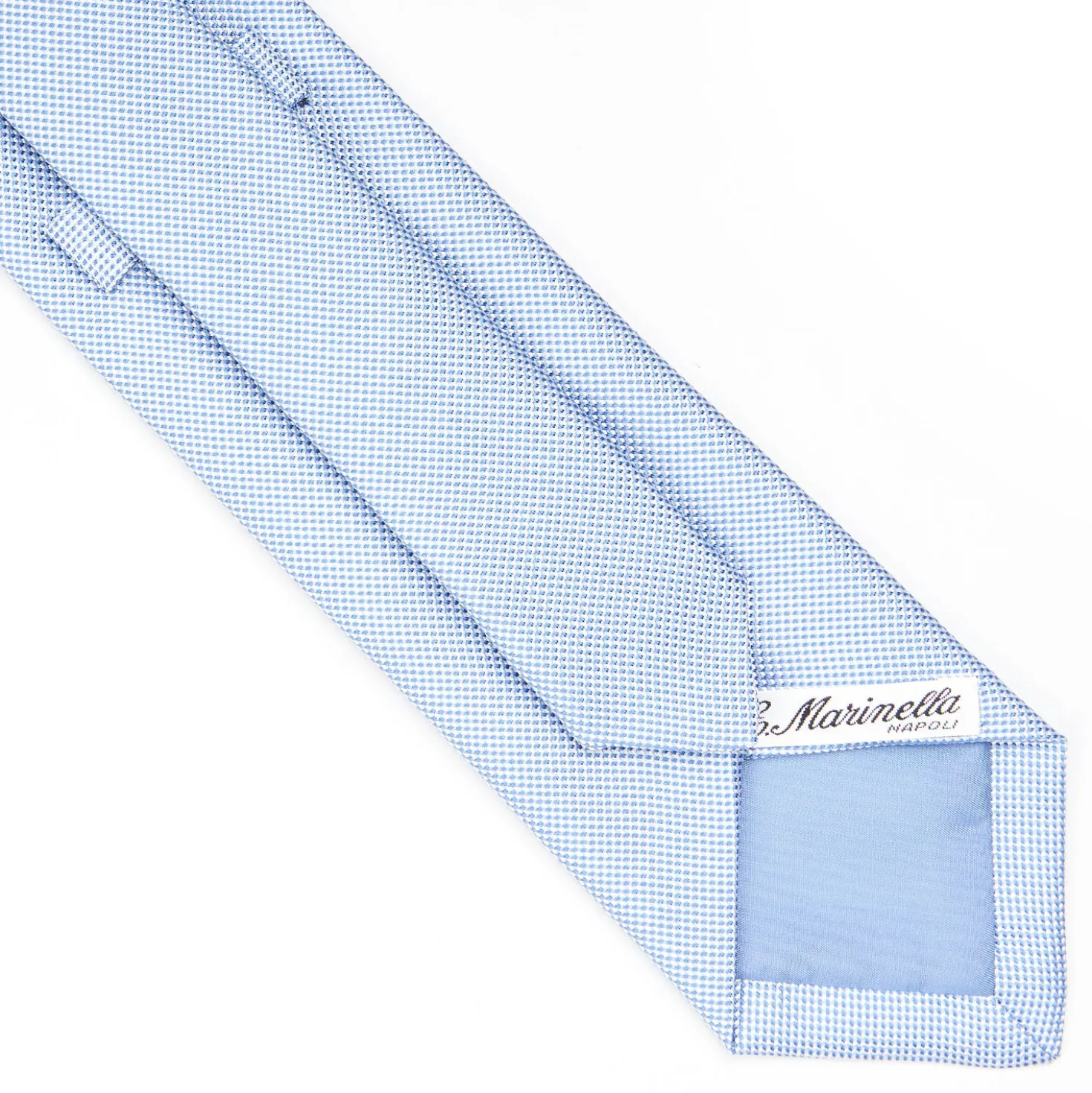 CRAVATTA CERIMONIA AZZURRA In seta jacquard
