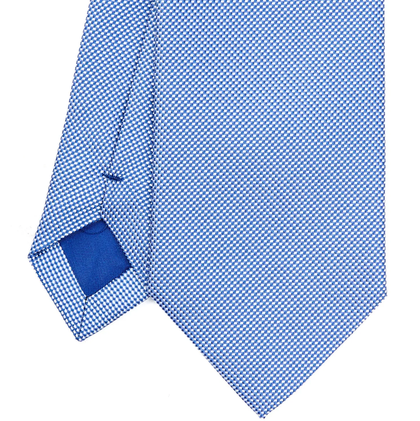 CRAVATTA CERIMONIA BLU In seta jacquard