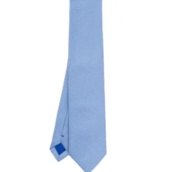 CRAVATTA CERIMONIA BLU In seta jacquard