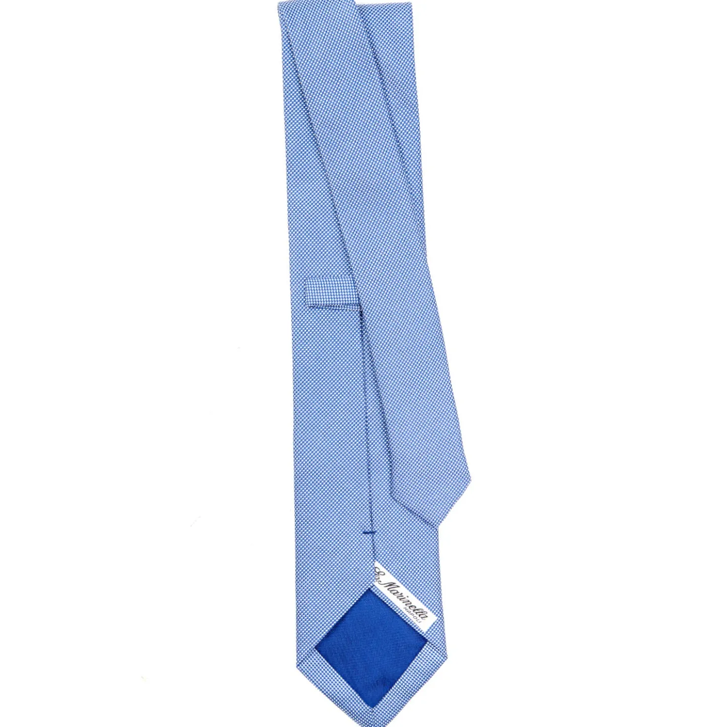 CRAVATTA CERIMONIA BLU In seta jacquard