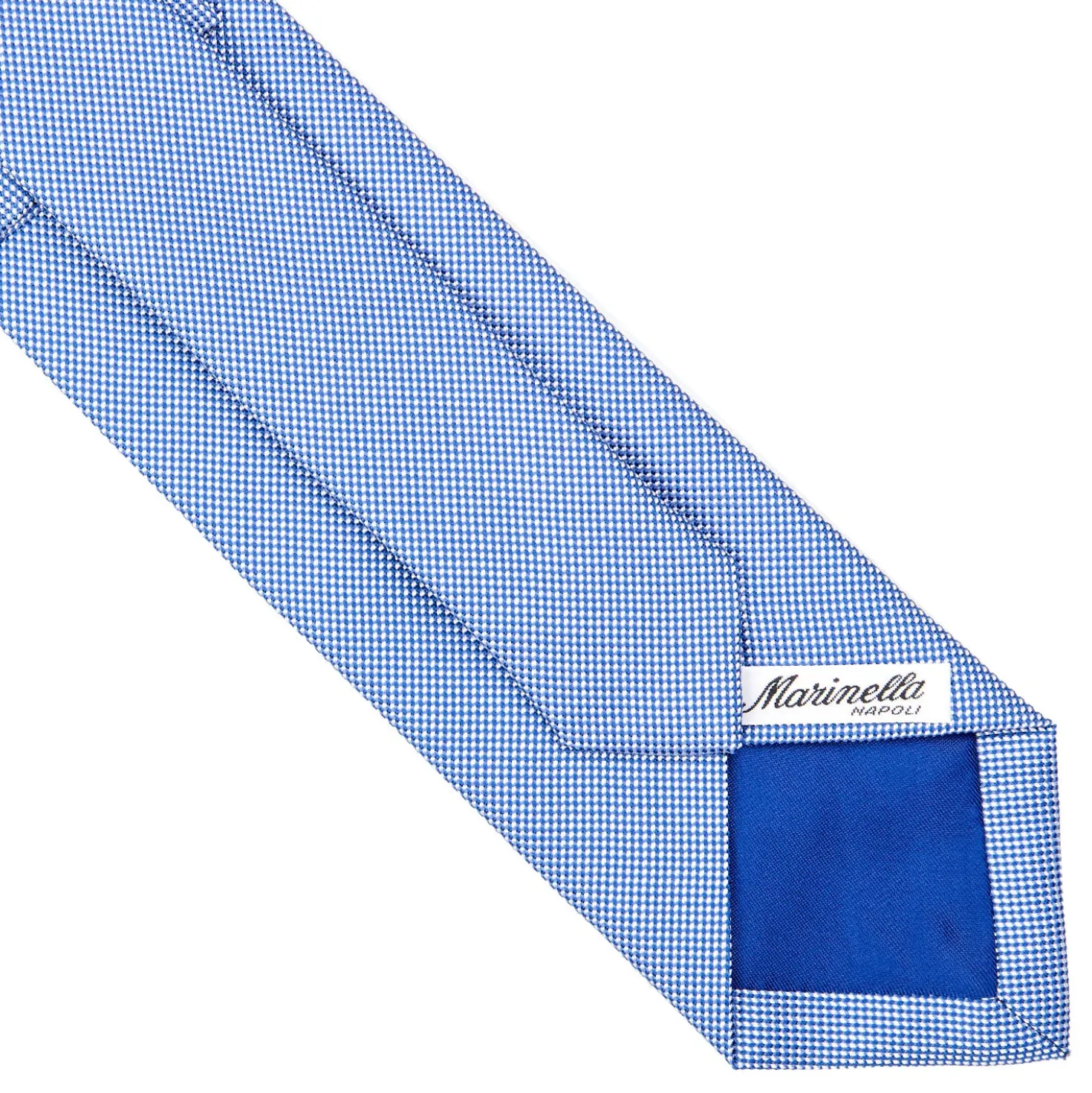 CRAVATTA CERIMONIA BLU In seta jacquard