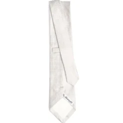 CRAVATTA CERIMONIA GRIGIO CHIARO In seta jacquard