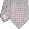 CRAVATTA CERIMONIA GRIGIO CHIARO In seta jacquard