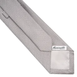 CRAVATTA CERIMONIA GRIGIO CHIARO In seta jacquard