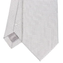 CRAVATTA CERIMONIA GRIGIO CHIARO In seta jacquard