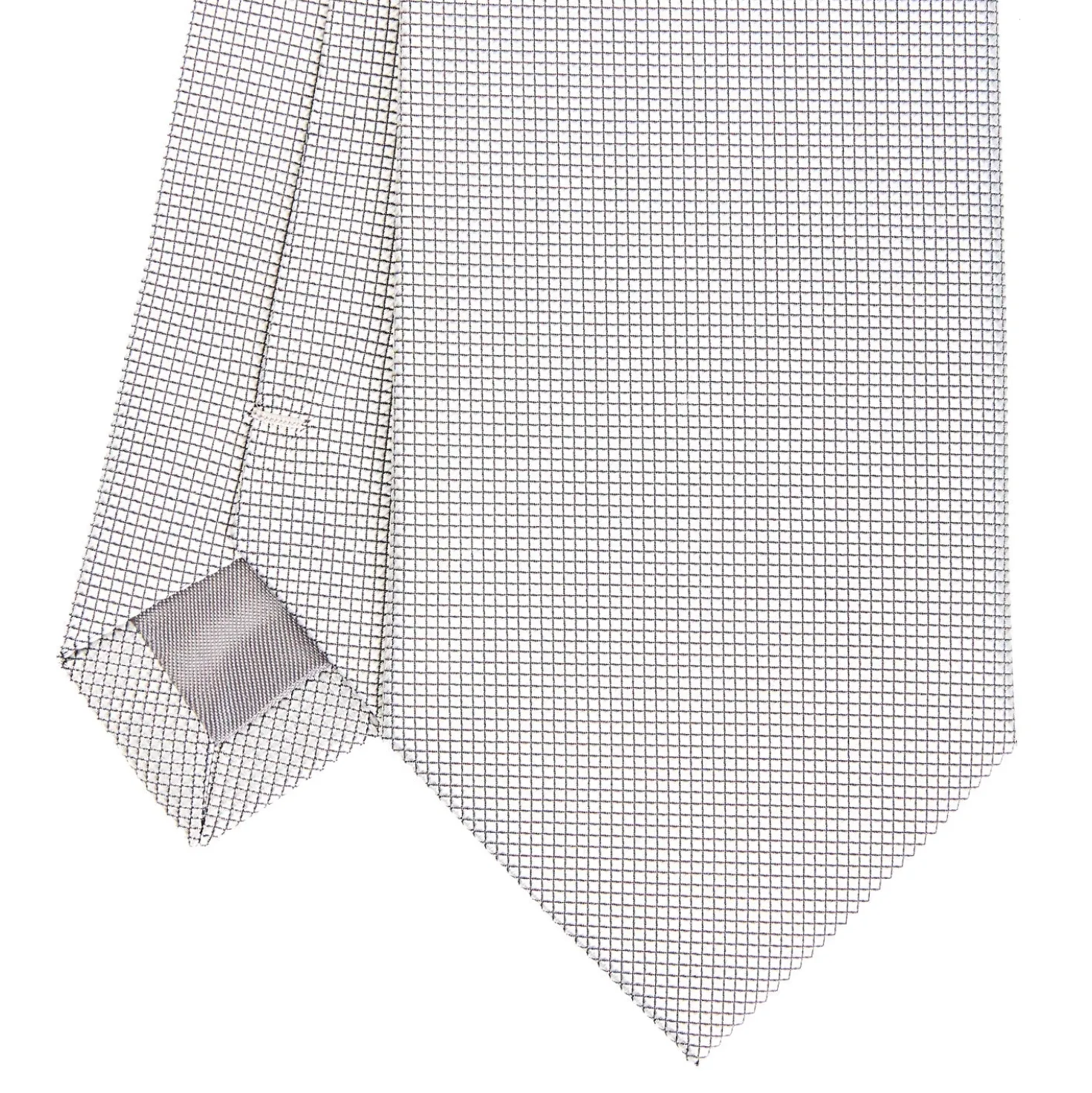 CRAVATTA CERIMONIA GRIGIO CHIARO In seta jacquard