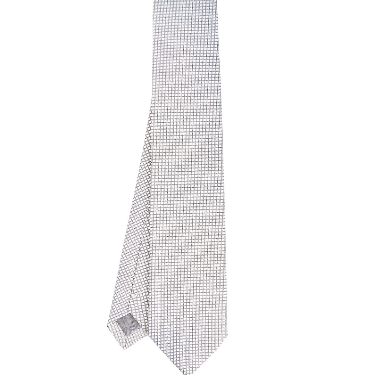 CRAVATTA CERIMONIA GRIGIO CHIARO In seta jacquard