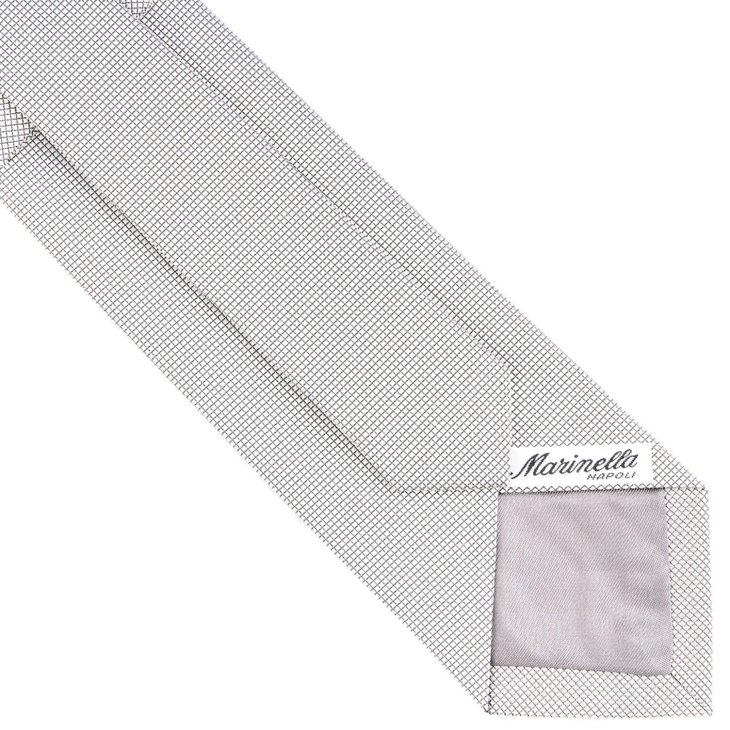 CRAVATTA CERIMONIA GRIGIO CHIARO In seta jacquard