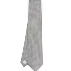 CRAVATTA CERIMONIA GRIGIO SCURO In seta jacquard