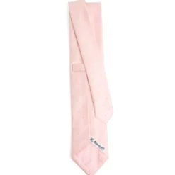 CRAVATTA CERIMONIA IN RASO DI SETA ROSA Pois