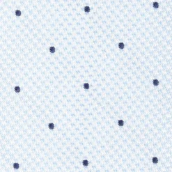 CRAVATTA CERIMONIA IN SETA JACQUARD AZZURRA Pois